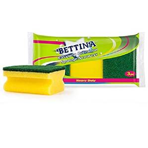 BETTINA EASYGRIP PREMIUM SPONGE SCOURER PER PKT