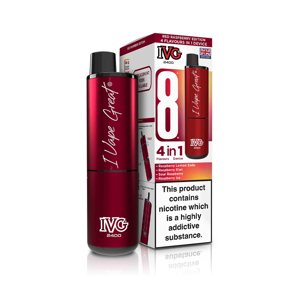 IVG 2400 RED RASPBERRY EDITION