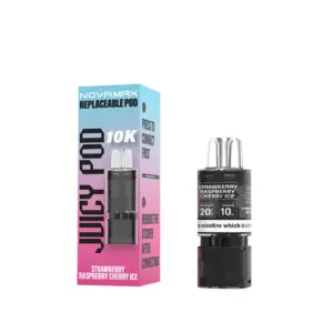 JUICY POD 10K STRAWBERRY RASPBERRY CHERRY ICE