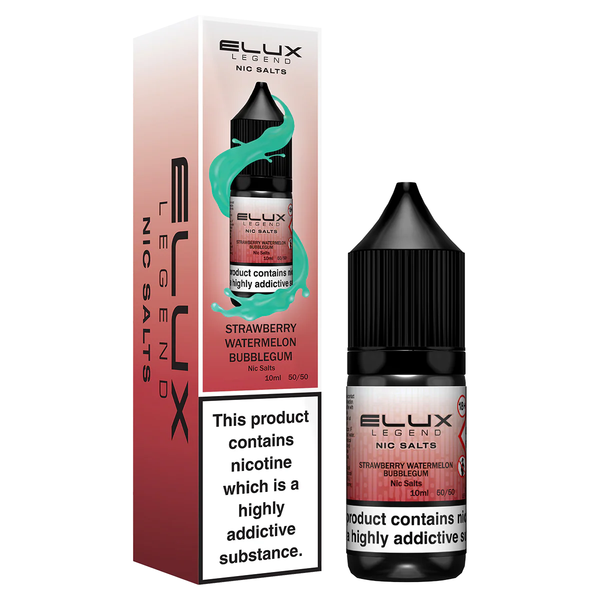 ELUX NIC SALTS 20MG STRAW/WATER/BUBBLE GUM