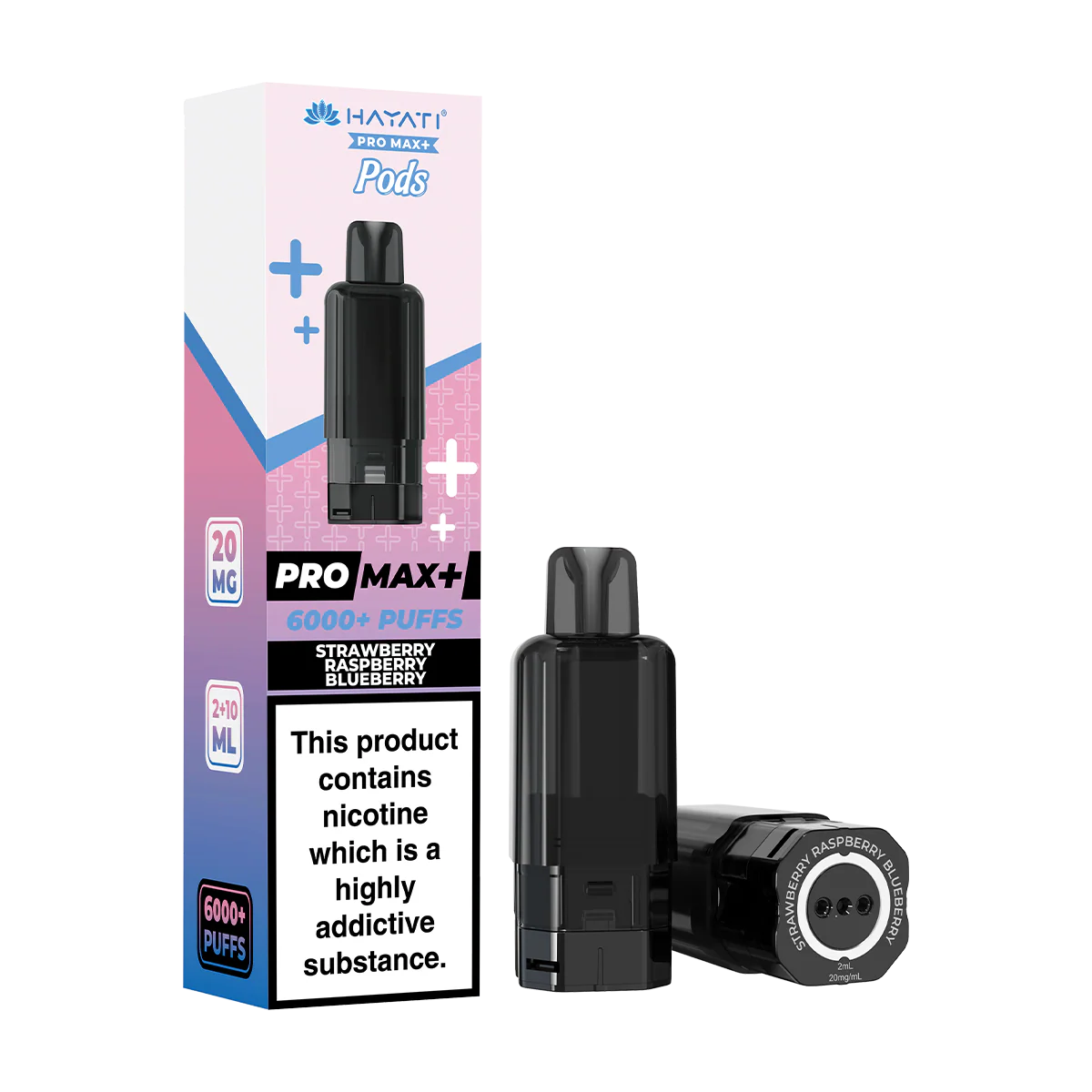 HAYATI PRO MAX 6K PODS STRAWBERRY RASP BLUEBERRY