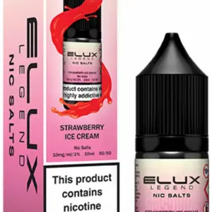 ELUX NIC SALTS 20MG STRAWBERRY ICE CREAM