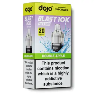 VAPORESSO DOJO 10K PODS DOUBLE APPLE