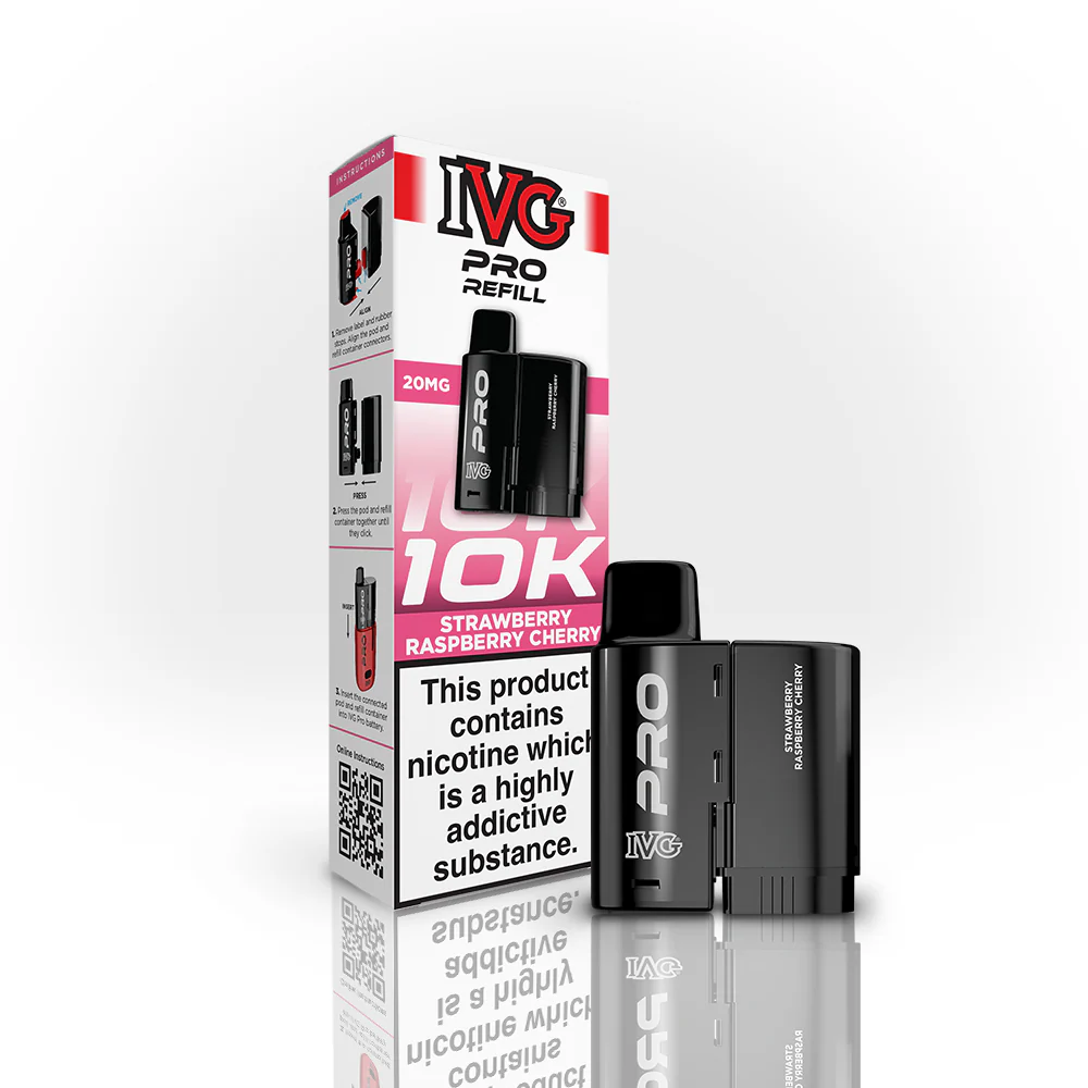 IVG PRO 10K KIT STRAWBERRY RASPBERRY CHERRY