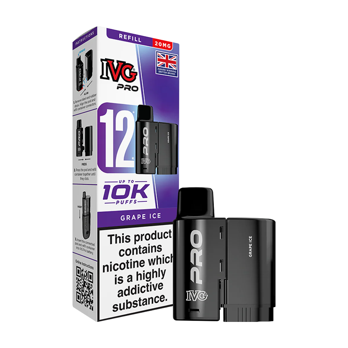 IVG PRO 10K KIT GRAPE ICE