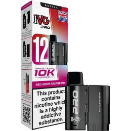 IVG PRO 10K PODS RED SOUR RASPBERRY