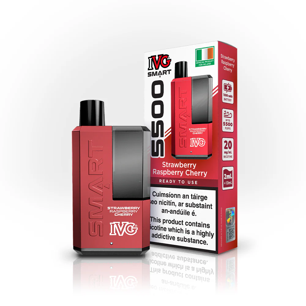 Ivg Pro 10K Pods Strawberry Raspberry Cher 1X5