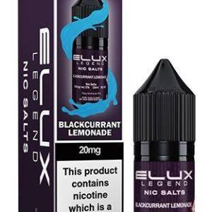 ELUX NIC SALTS 20MG BLACKCURRANT LEMONADE