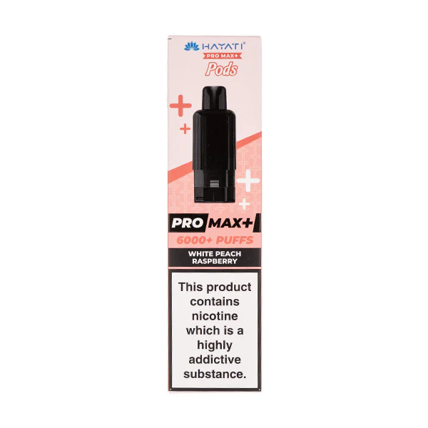 Hayati Pro Max 6K Pods White Peach Raspberry 1X5