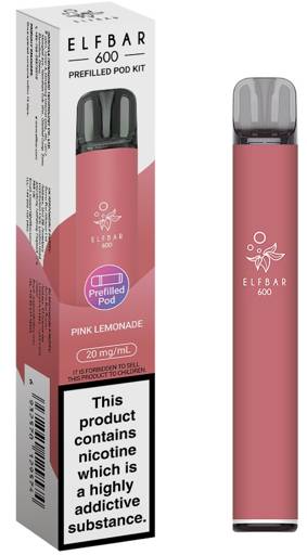 Elfbar 600 Pod Pink Lemonade 1X10