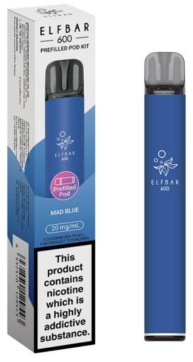 Elfbar 600 Pod Mad Blue 1X10