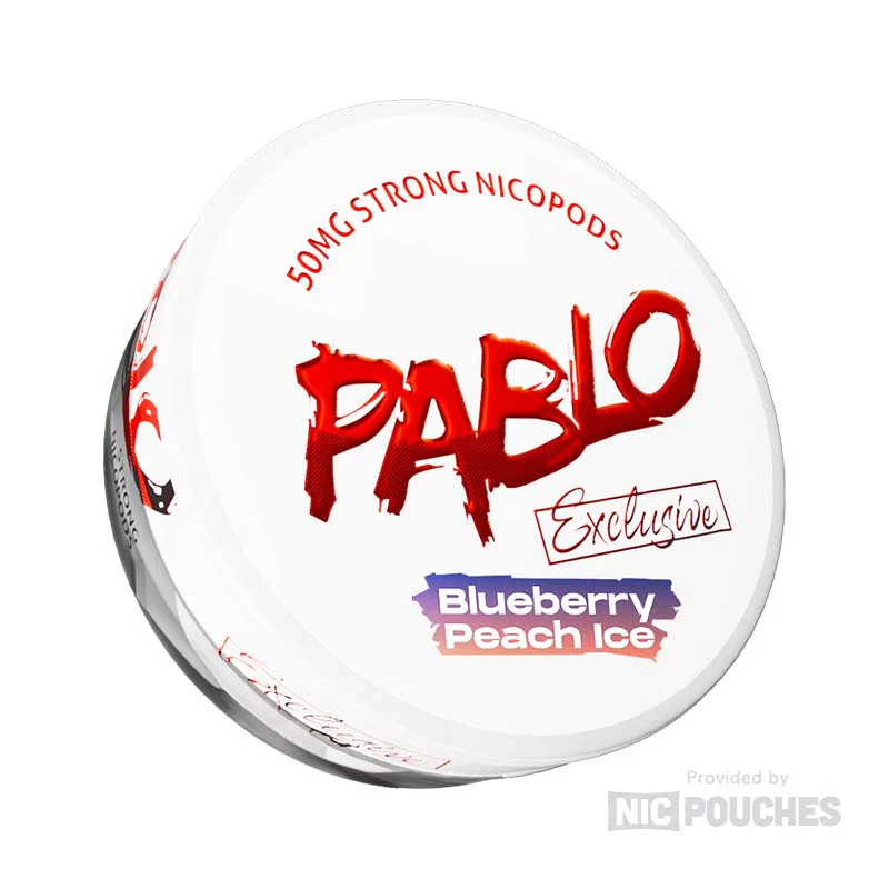 Pablo 50Mg Blueberry Peach Ice 12G 1X10