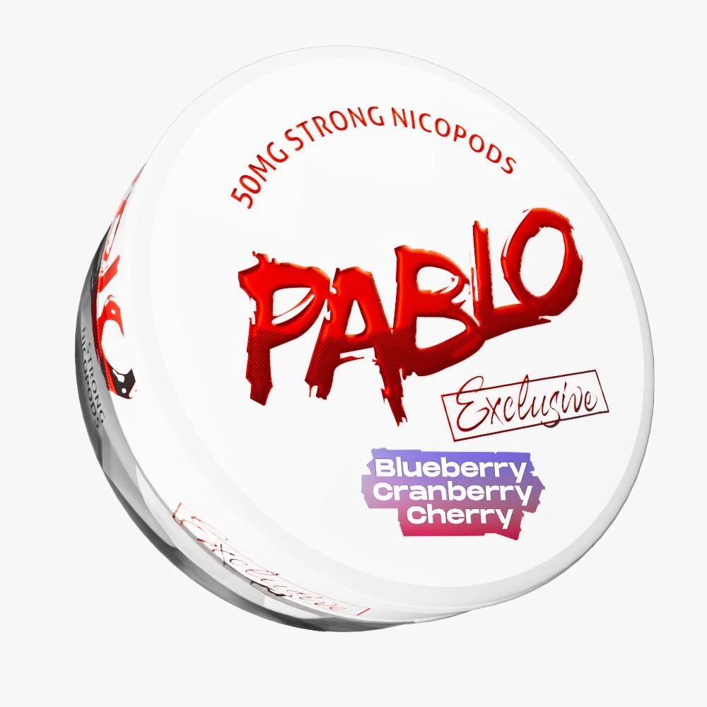 Pablo 50Mg Blueberry Cherry Cranberry 12G 1X10