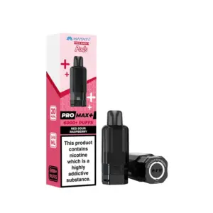 Hayati Pro Max 6K Pods Red Sour Raspberry 1X5