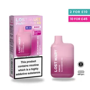 Lost Mary Bm600 Kit Blackberry Ice 1X10