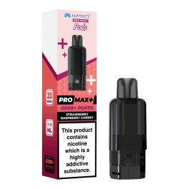 Hayati Pro Max Plus 6K Pods Straw Rasp Cherry 1X5