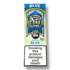 Blunt Wrap Herbal Wraps Blue Tips 15X4