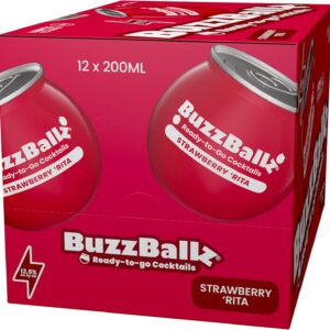 Buzz Ball Strawberry Rita 12X200ML