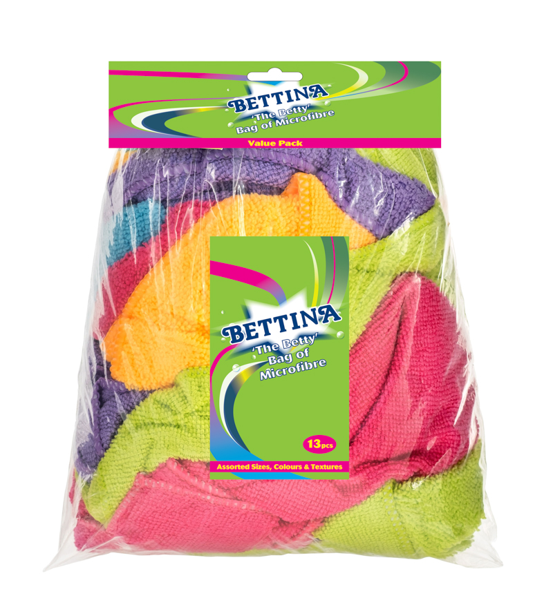 Bettina The Betty Bag Of Microfibre 1X13PCS