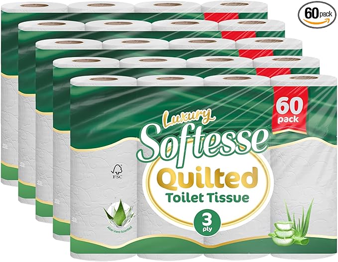 SOFTESSE TOILET ROLL 9PK ALOE VERA