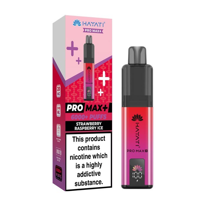 HAYATI PRO MAX PLUS 6K KIT STRAWBERRY RASPBERRY BL