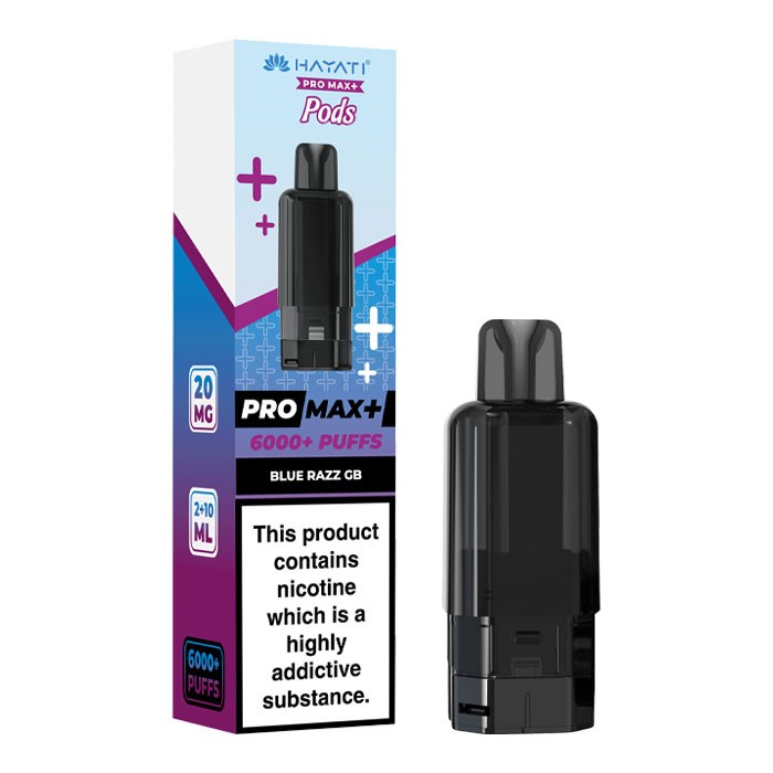 HAYATI PRO MAX 6K PODS BLUE RAZZ GB