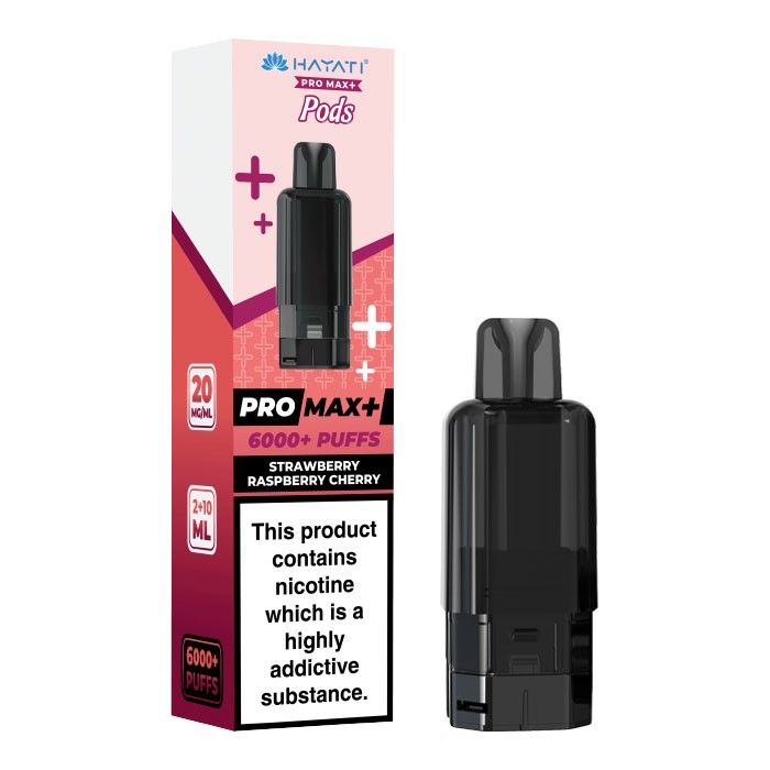 HAYATI PRO MAX 6K KIT STRAWBERRY RASP CHERRY