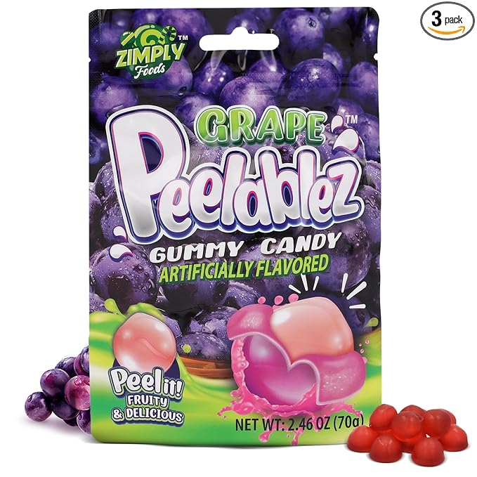 Peelable Gummy Grape 65GX12