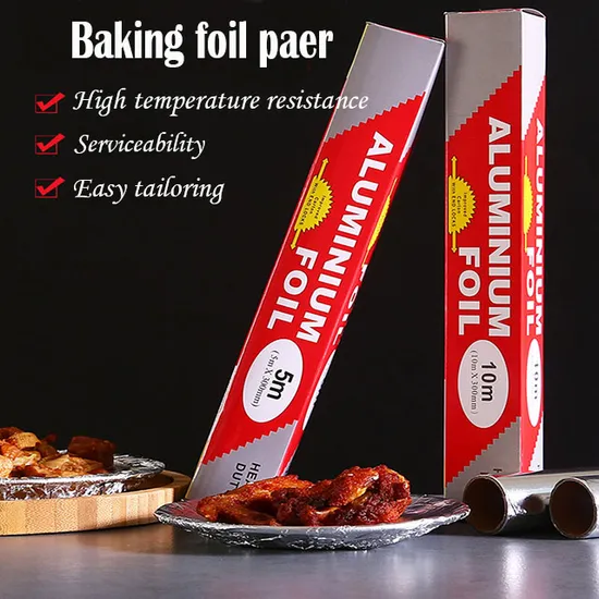 Food Grade Aluminium Foil Rolls 440Mm X 5M 1X6