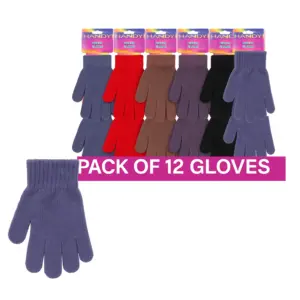 Handy Magic Gloves Asst Color One Size-106 1X12