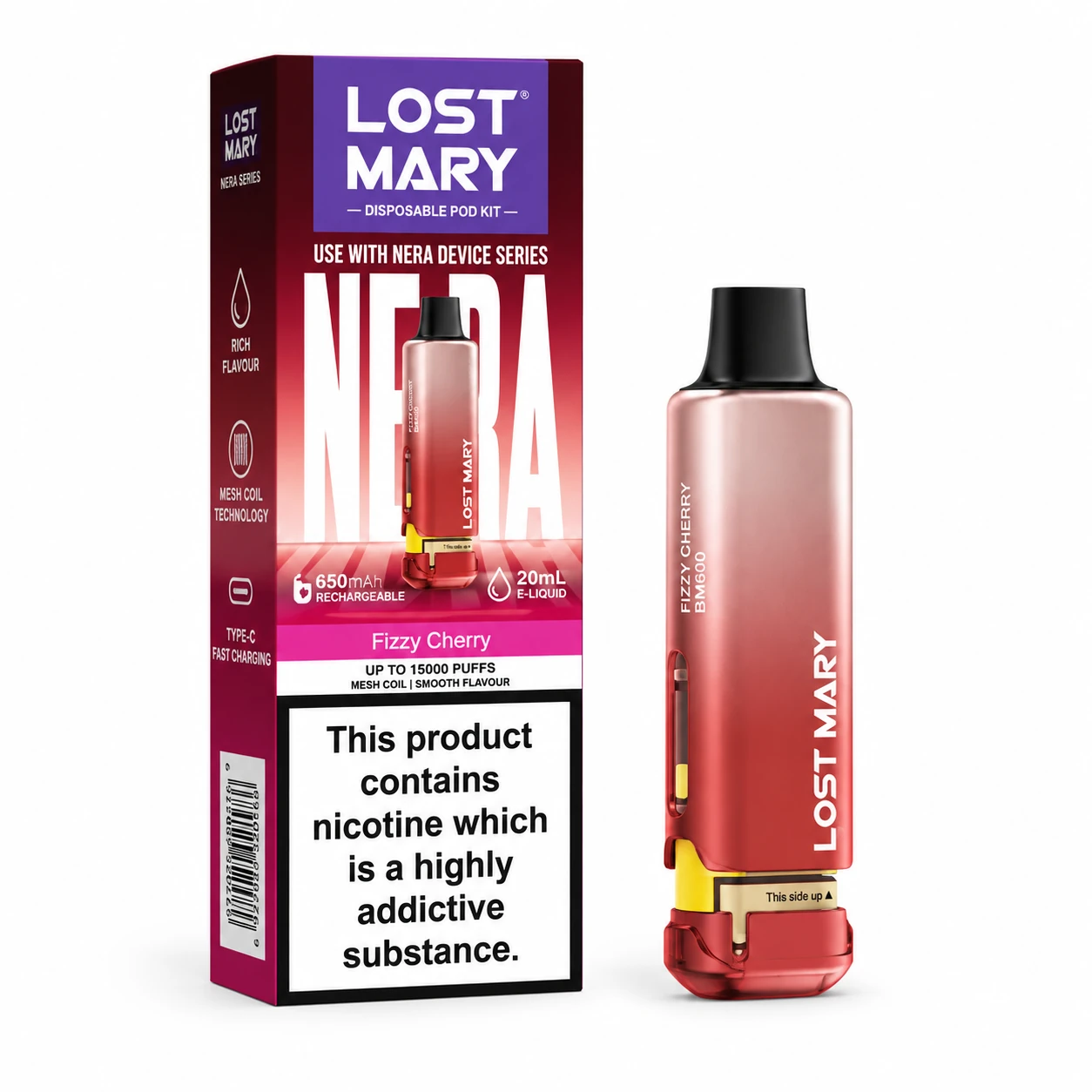 Lost Mary 15K Pods Fizzy Cherry 1X5