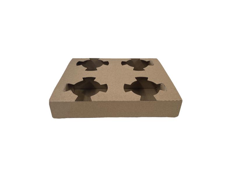 Majestic 4 Cup Paper Holders 1X2X90PCS