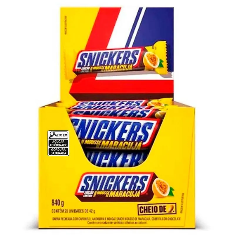 Snickers Mousse De Maracuja 20X42G